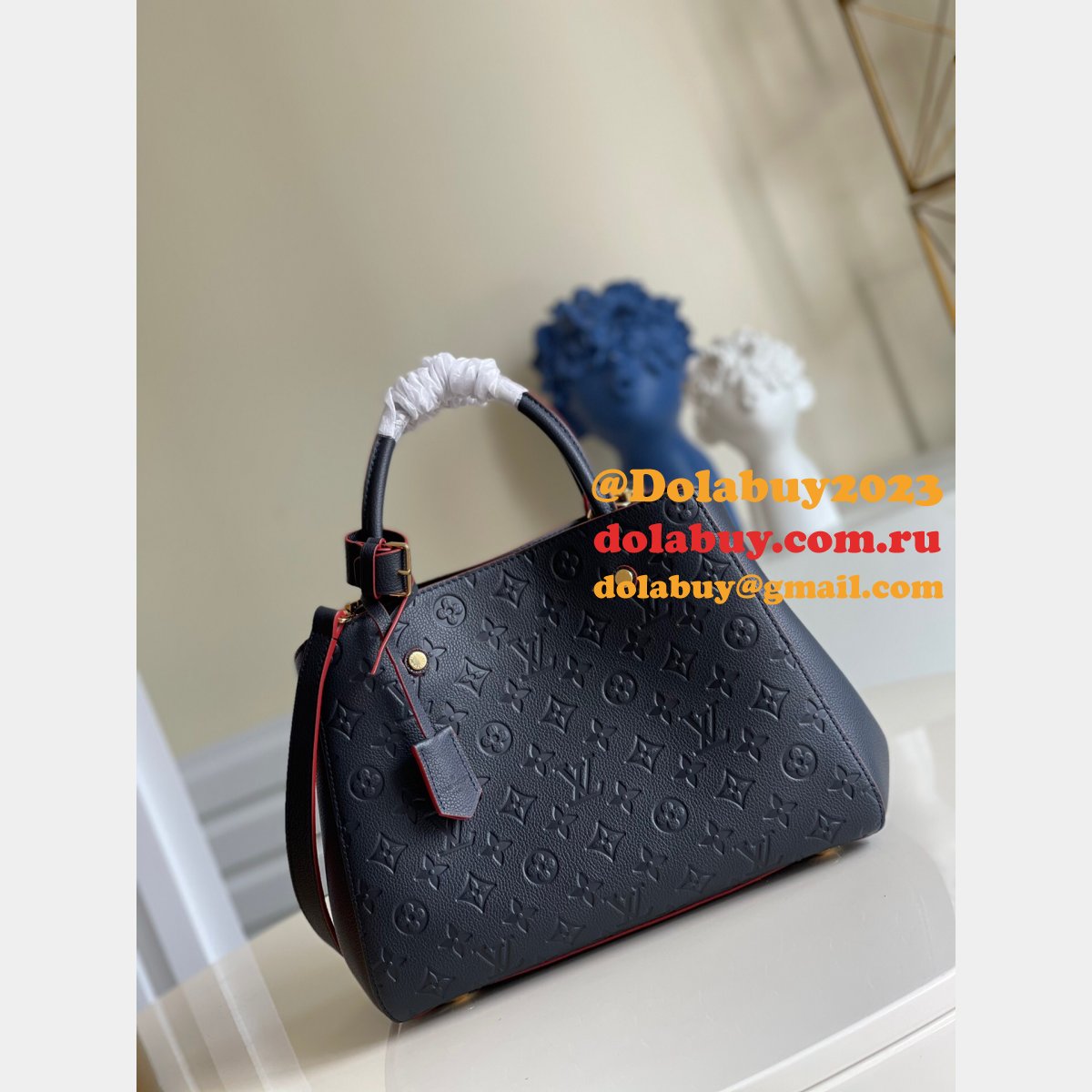 Louis Vuitton Top Quality M41048/M42746/M44931 Montaigne MM Monogram Empreinte Leather