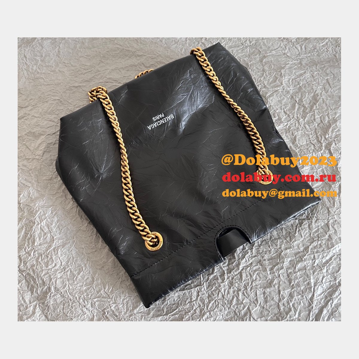 7A Replica Balenciaga #23 Crush Tote