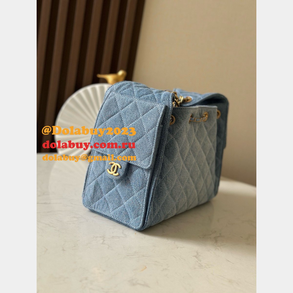 7 Star Best Replica Bags AS5293 Hobo Denim Bag