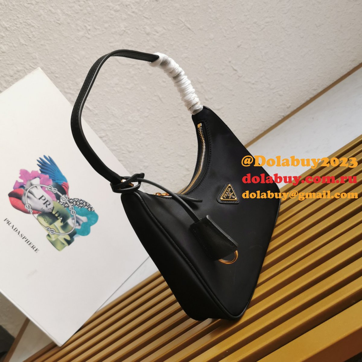 Shop High Quality Replica 1NE204 Prada Hobo Handbag