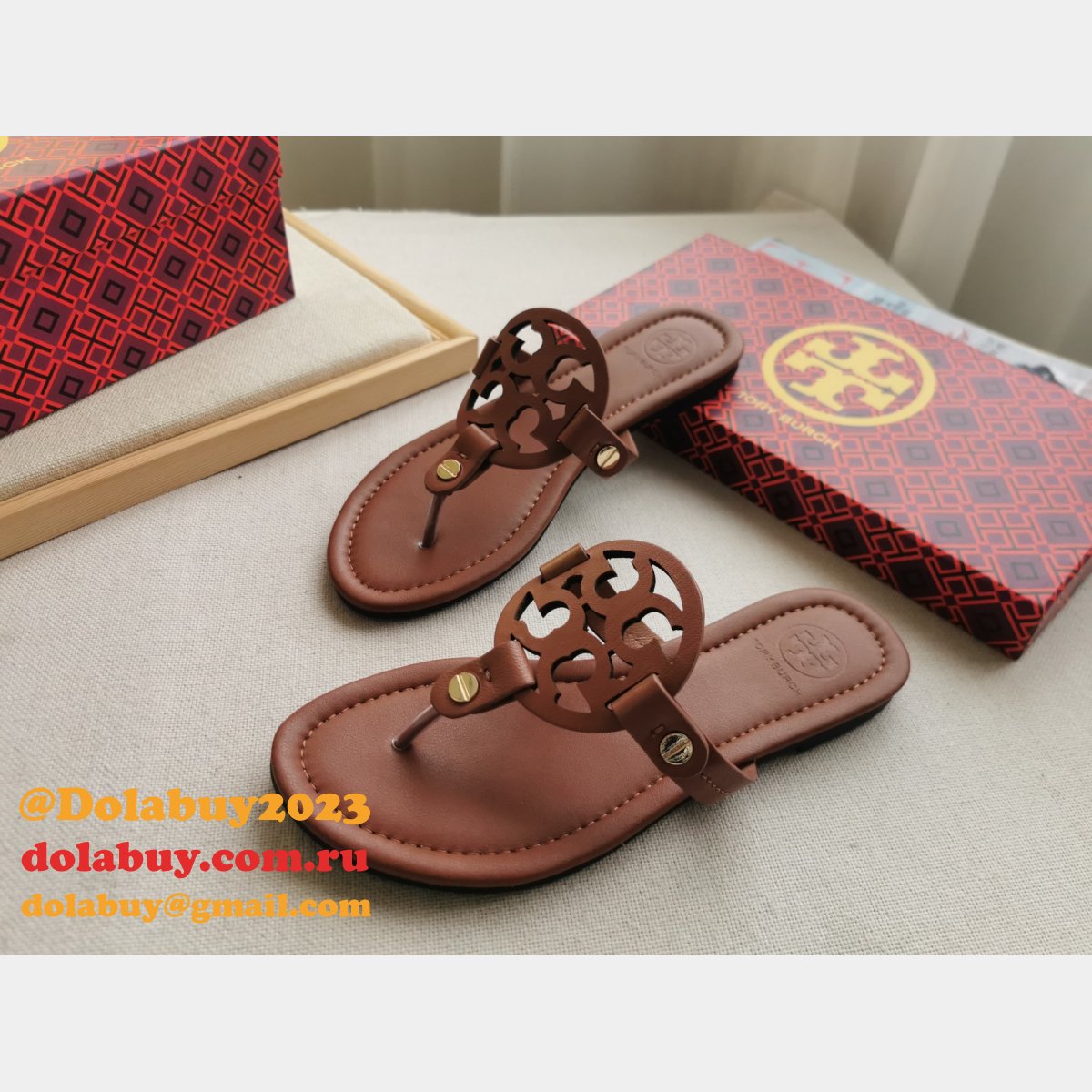 Replica Tory Burch High Quality  Miler Sandal Shoes