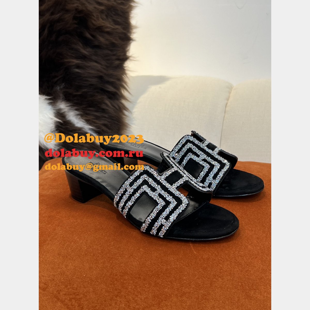 Designer Replica Hermes Oran Slippers Luxury Shoes