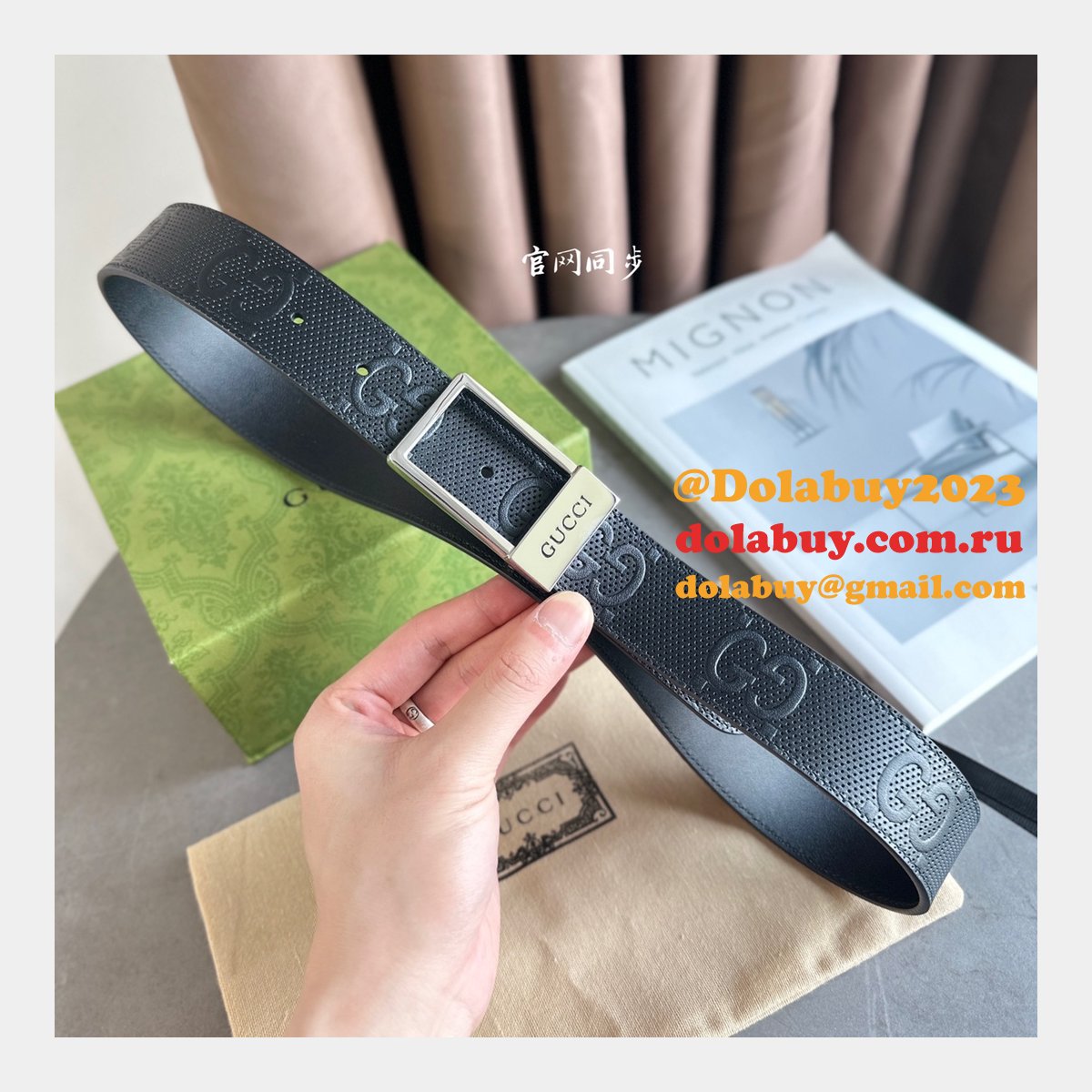 7 Star GG 35mm Designer UK belt