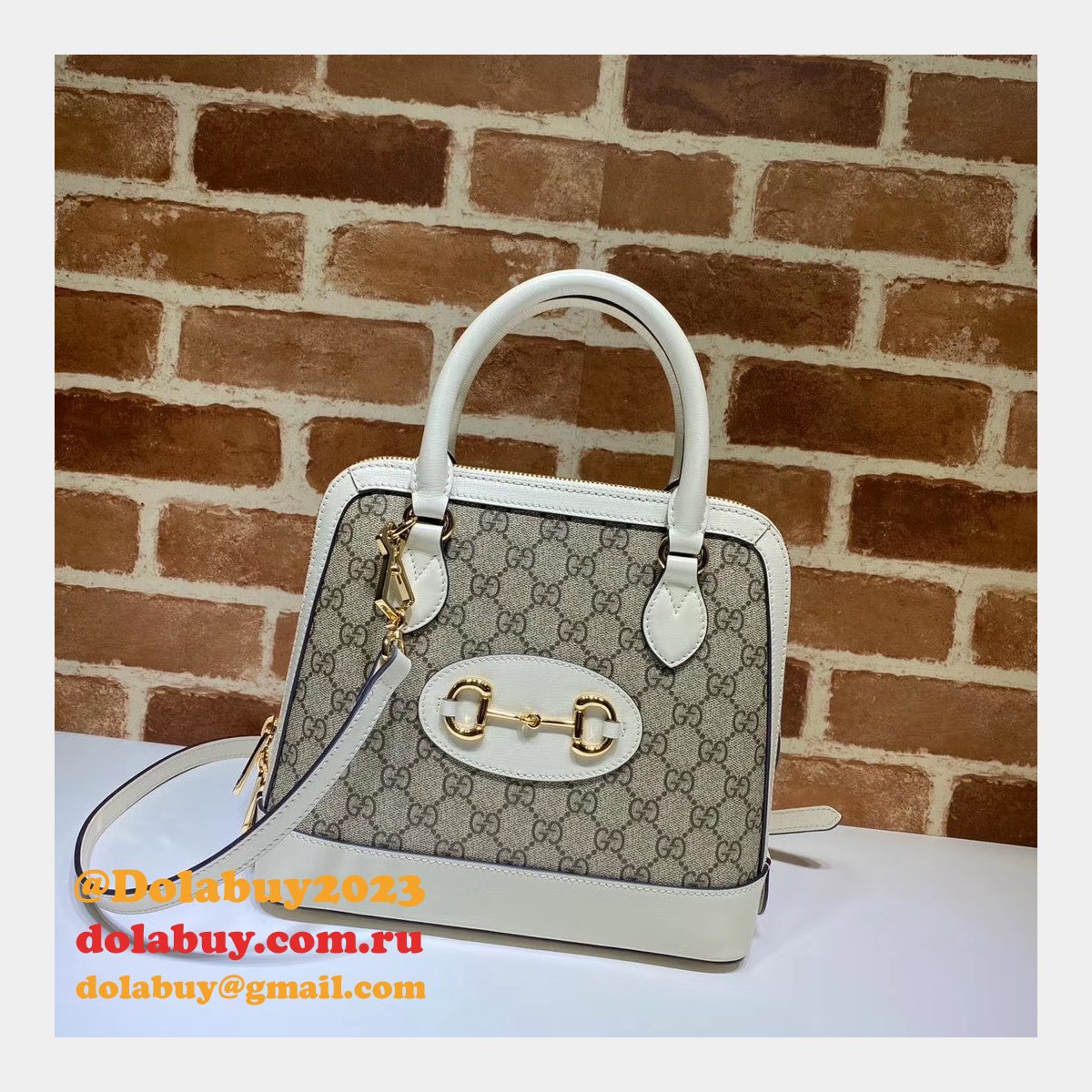 designer G*u*i replica 1955 horsebit small top handle 621220 bag