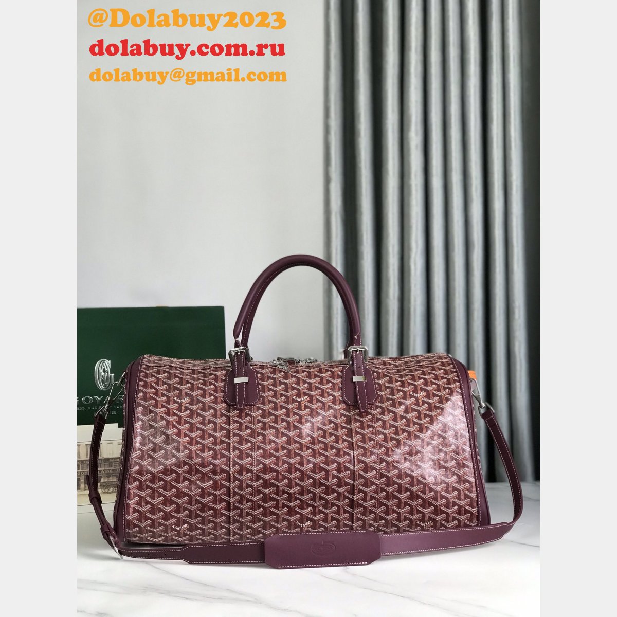 Replica Goyard Croisiere 50 Inspired Goyardine 0201515 Designer Bag