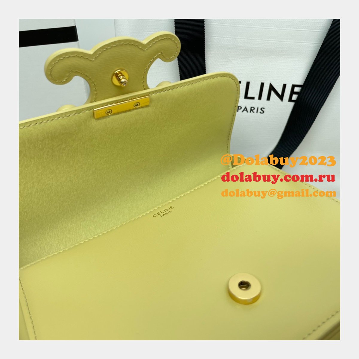 1:1 Replica Celine Triomphe Teen Luxury Handbag