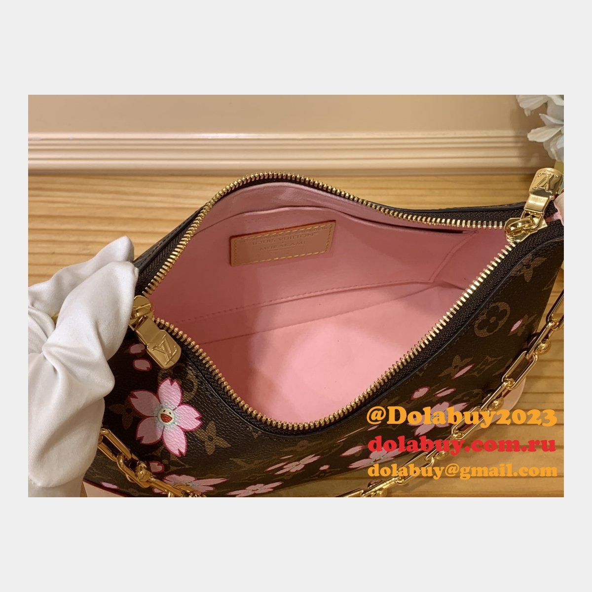 Louis Vuitton LV x TM Boulogne Monogram M13265 Women Handbags