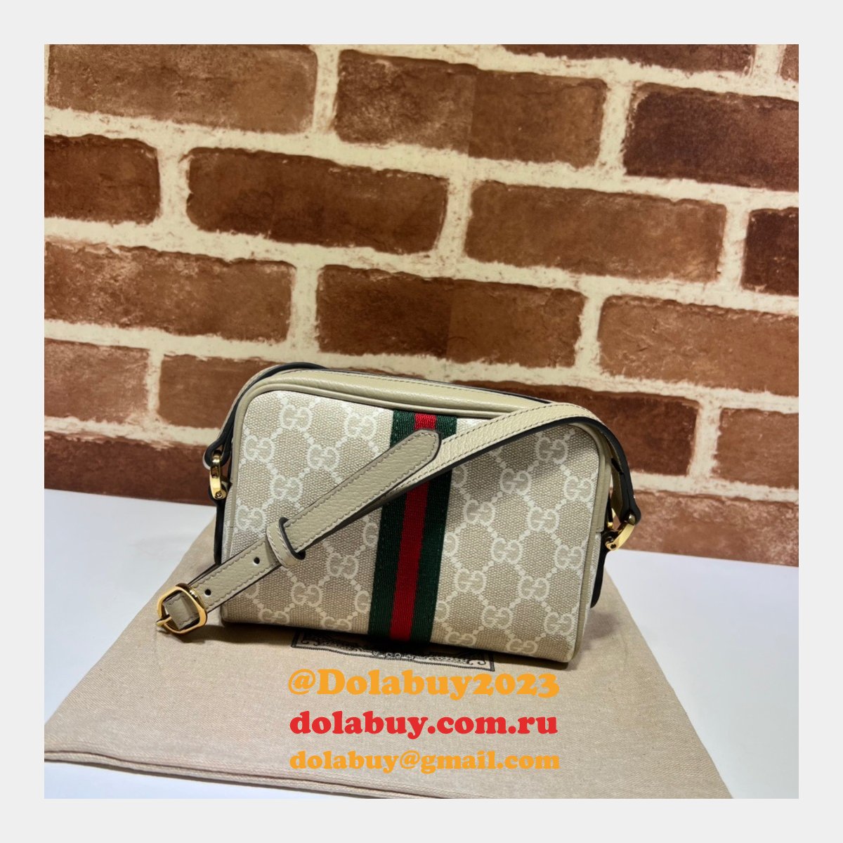 buying replica G*u*i 517350 gg supreme ophidia crossbody bag