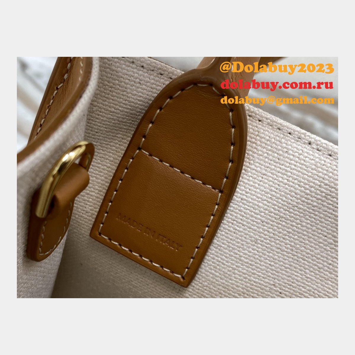 Celine Replica Small Cabas Vertical Bag In Triomphe Canvas