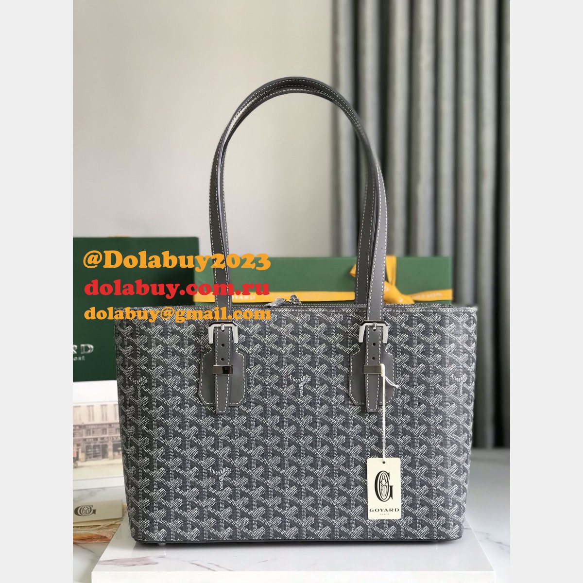 Top Quality 1:1 Mirror Goyardine Marquises Tote 020175