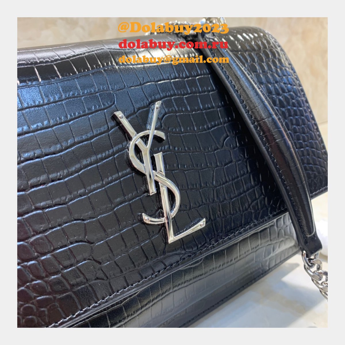 Ysl Wholesale Saint Laurent 22CM niki chain shoulder bag