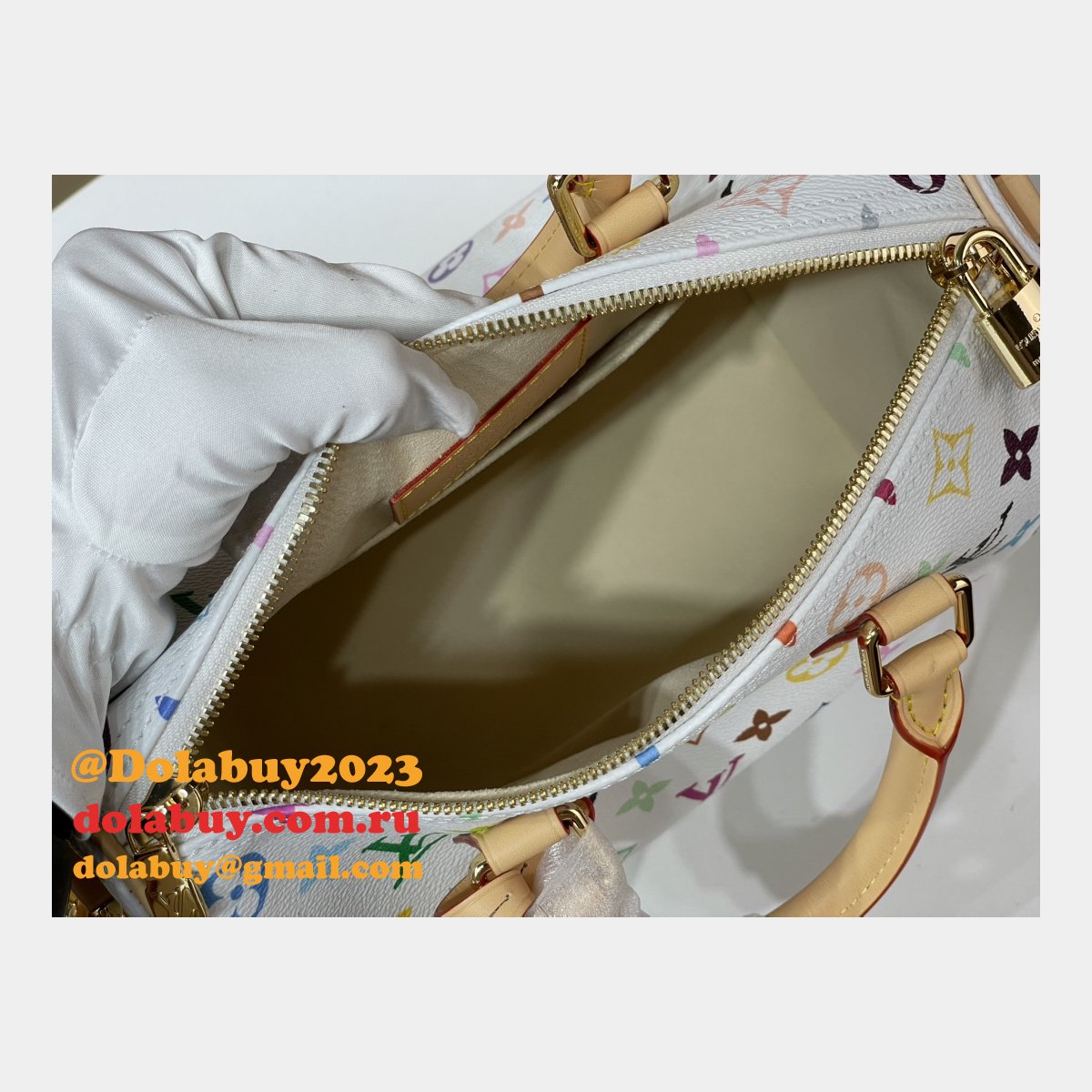 Louis Vuitton Designer Replica LV x TM Speedy Bandoulière 25 M13085 Bag