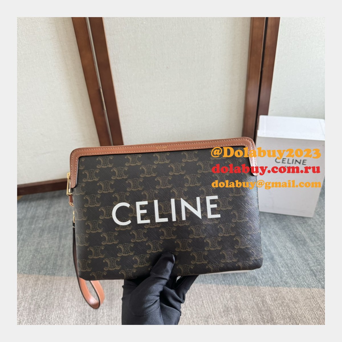 Top Quality Celine Fashion Designer 107502 Clutch