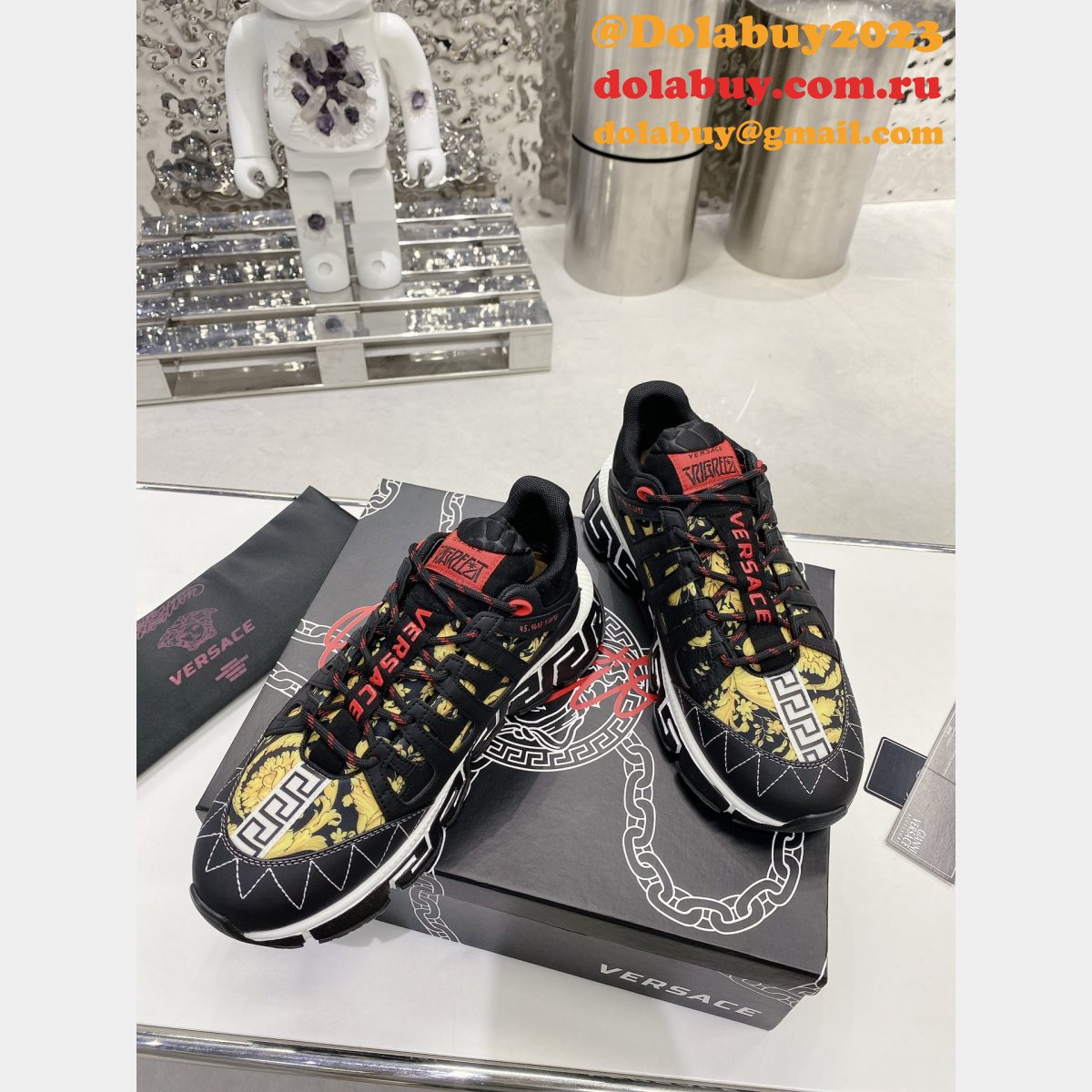 The Newest Replica Versace Daddy Wholesale High Quality Shoes