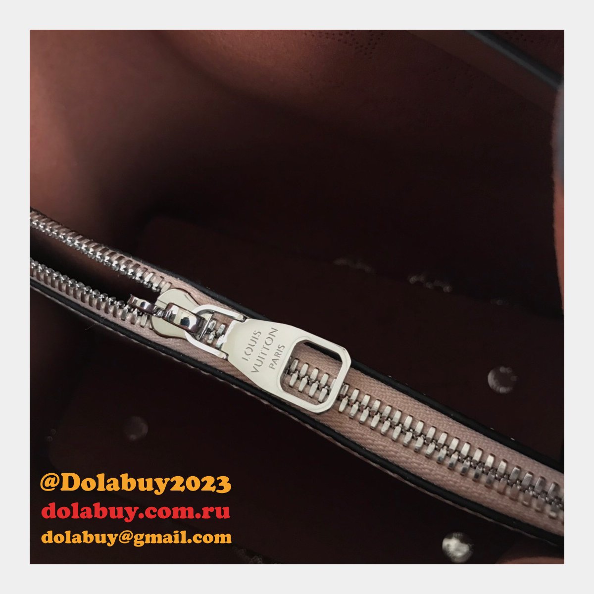 Best M55801 Louis Vuitton Muria Mahina Leather Galet Bag