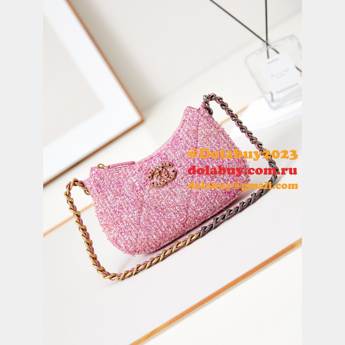Hotsell Replica Handbag AAA Quality Crossbody AP3763 Pink Bag