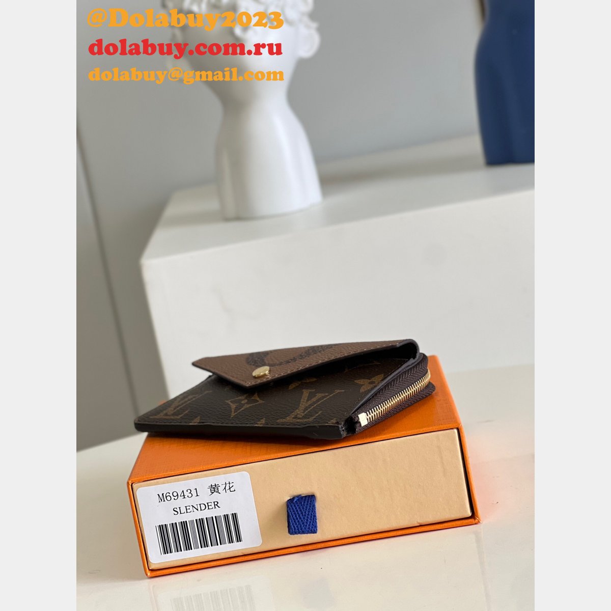 Replica Louis Vuitton Monogram Canvas Wallets M69431 Men