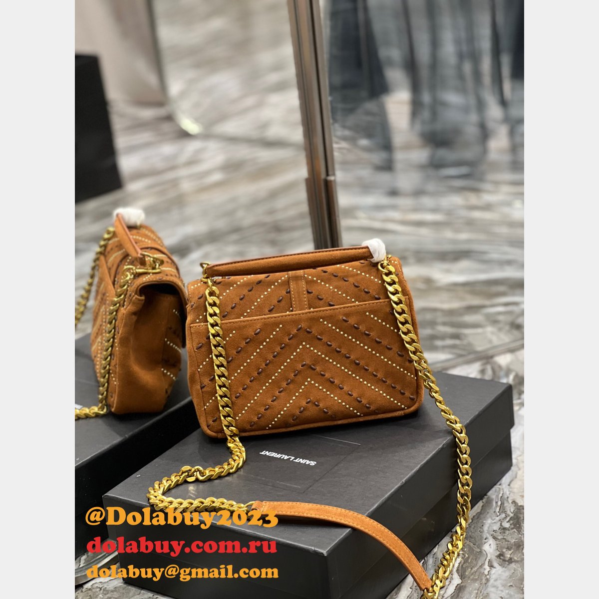 Top Saint Laurent Fake YSL Designer 392737 Chain Shoulder Bag