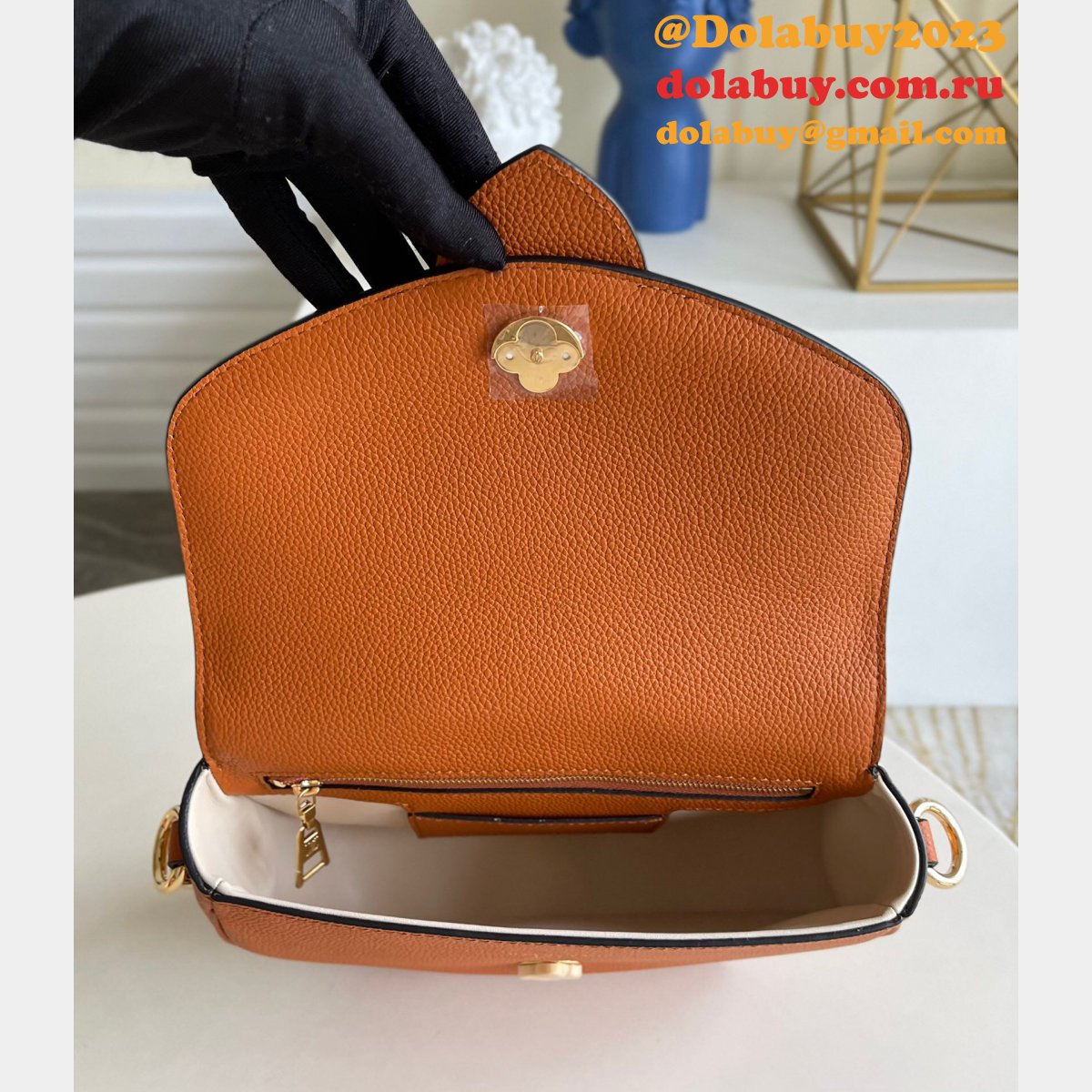 LV Replica Designer Louis Vuitton Pont 9 Soft MM High End Leathers M58967/M58727