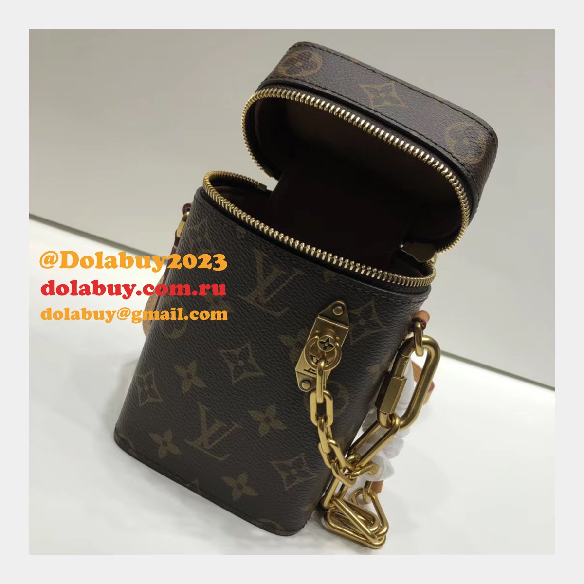 Louis Vuitton Replica Phone Box Monogram Other M44914 Bag Brown