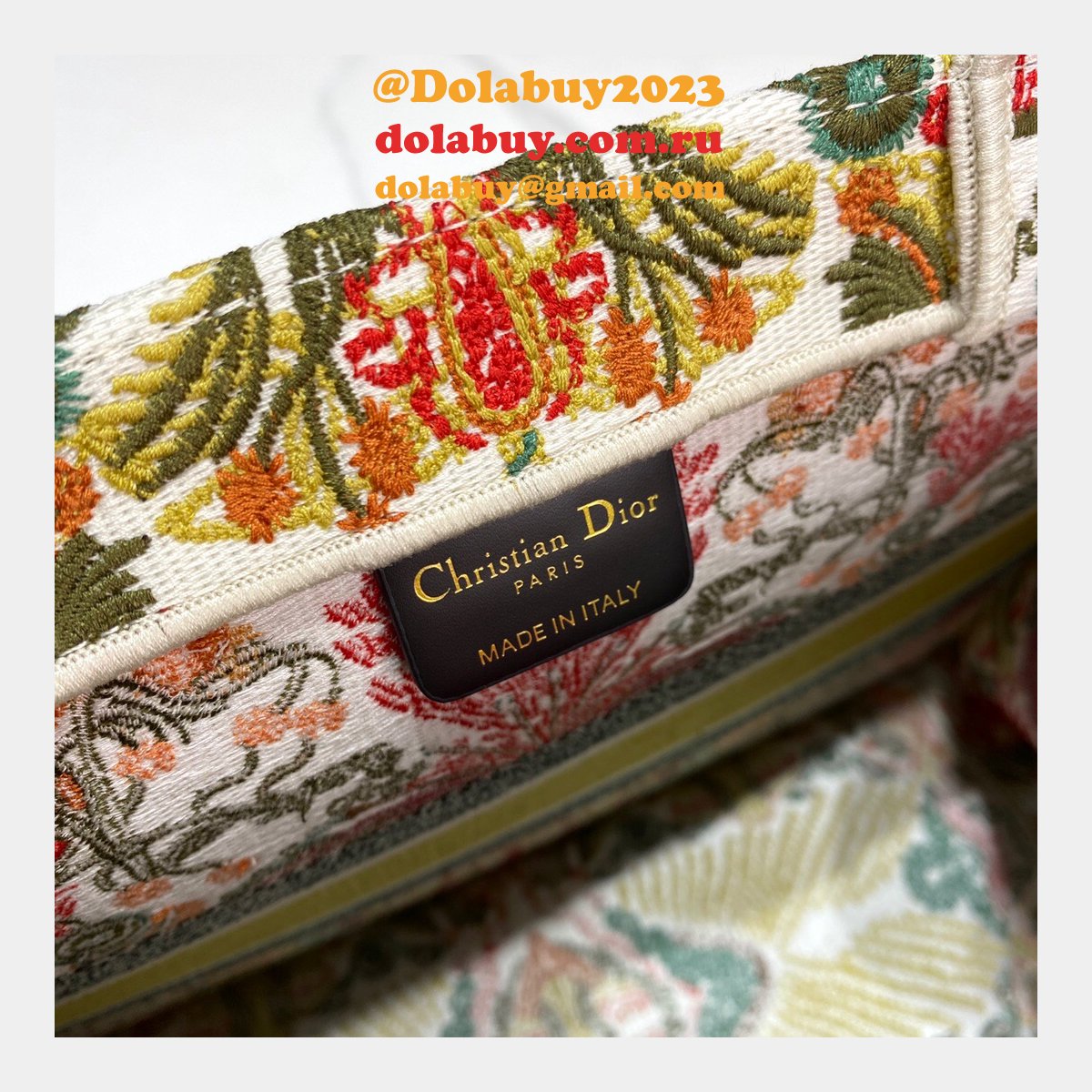 Replicas Christian Dior Luxury Dior Oblique Embroidery