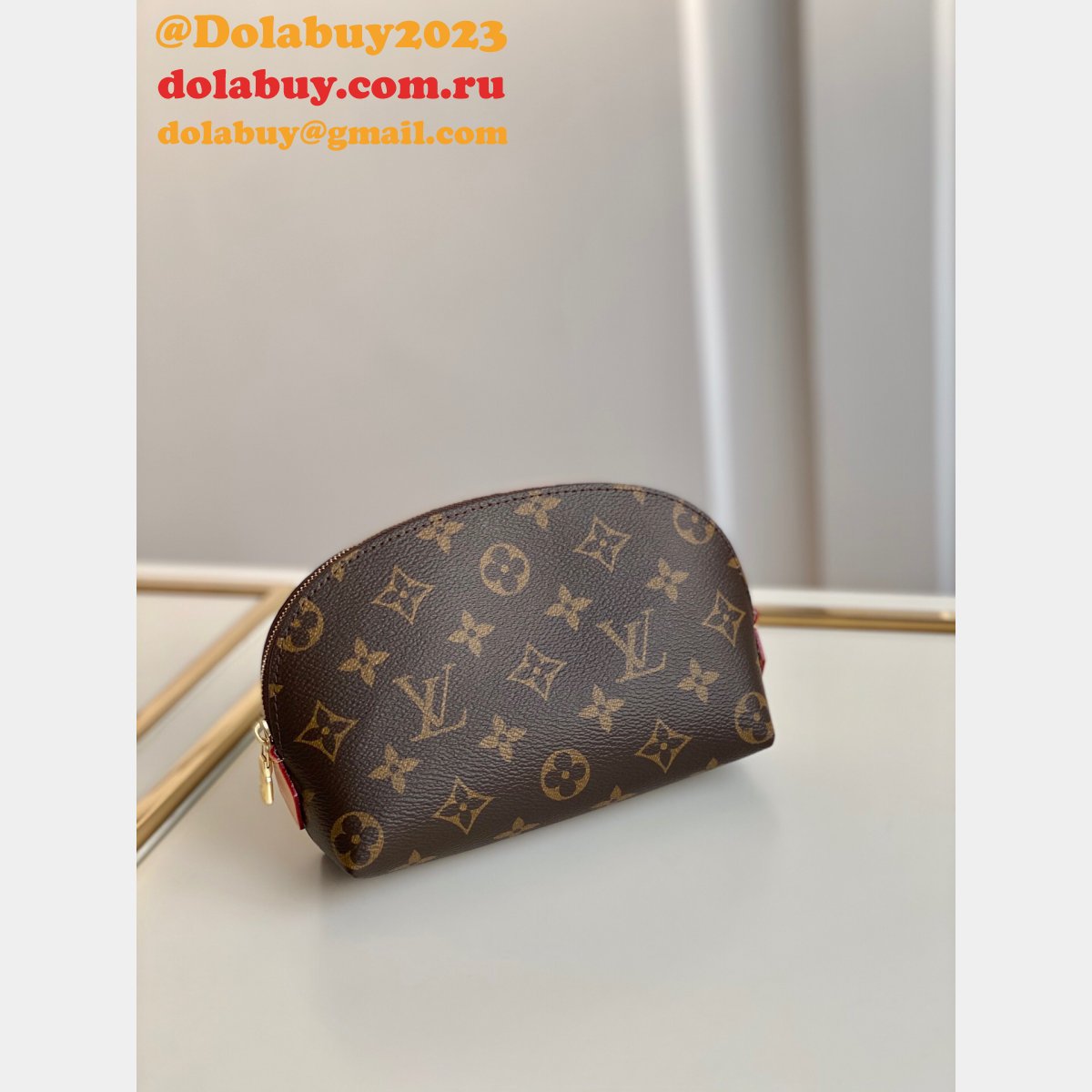 Fashion Louis Vuitton Replica Cosmetic Pouch M47515 Monograms