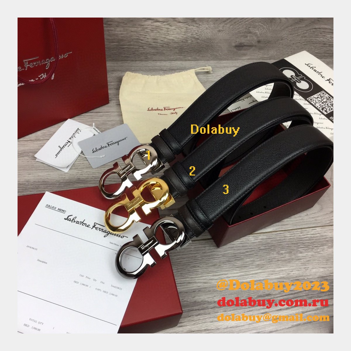 Ferragamo Belts Perfect High Quality Replica 35 mm Black
