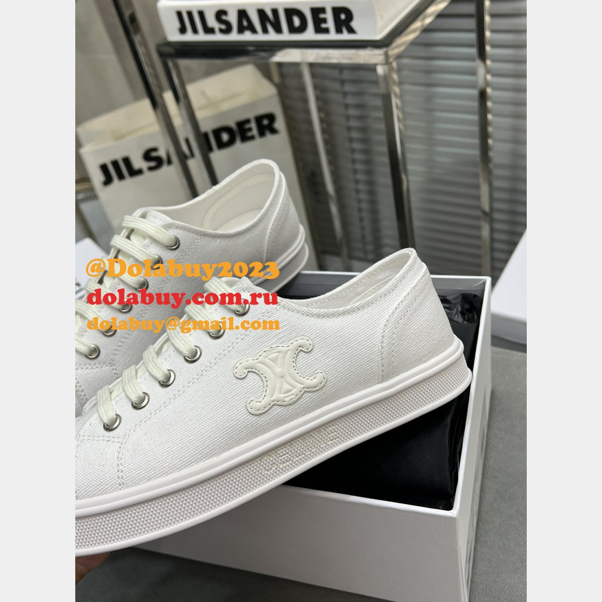 Cheap Replica Celine Sneakers For Sale White Shoes