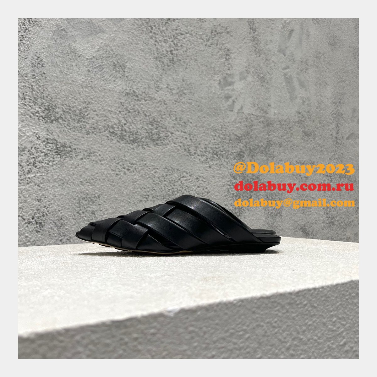 Designer Replica Bottega Veneta Top Quality Flat Sandals Shoes