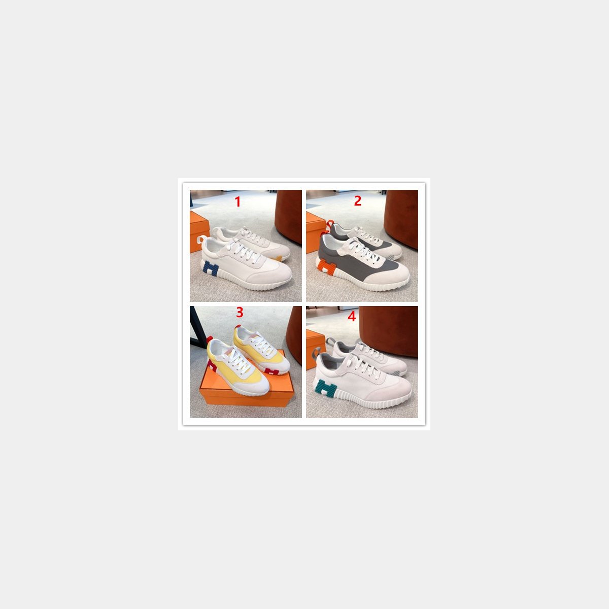 Fashion Designer Hermes WOMEN/MEN BOUNCING SNEAKER