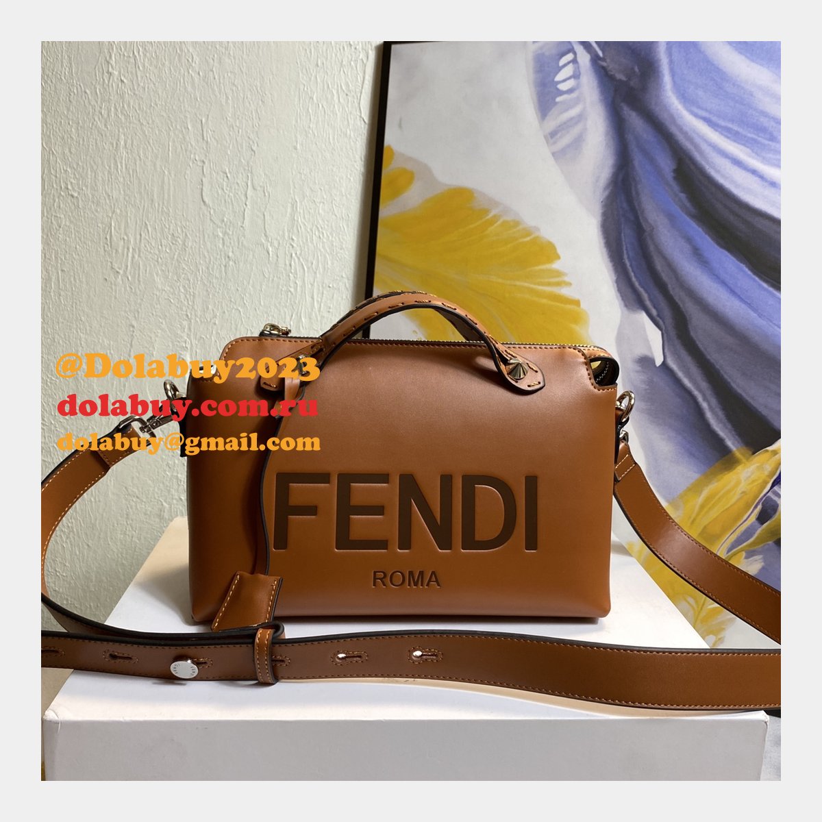 replica aaa F**di 660100 camel bag by the way