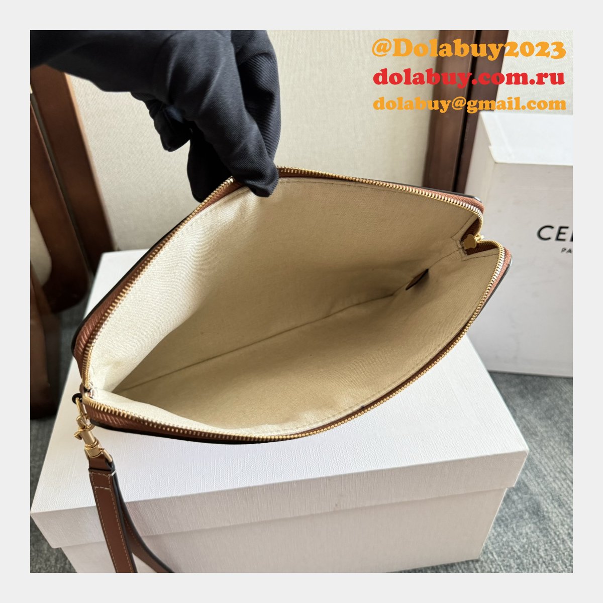 Top Quality Celine Fashion Designer 107502 Clutch