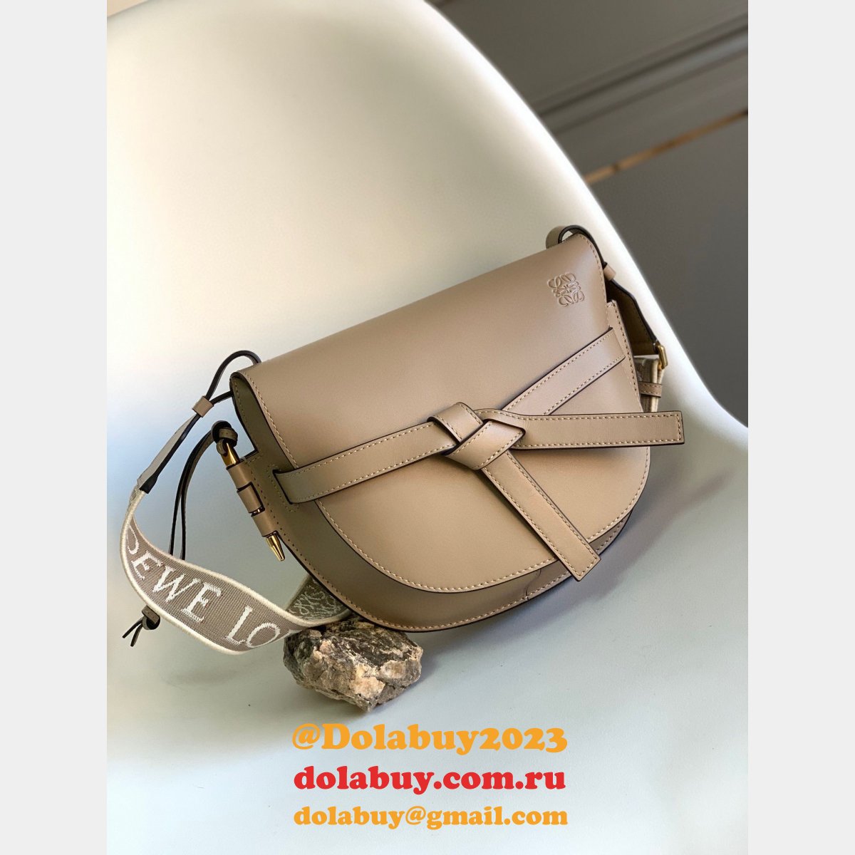 UK 7 Star LOEWE GATE Top Quality AAA+ HADNBAG 25MM