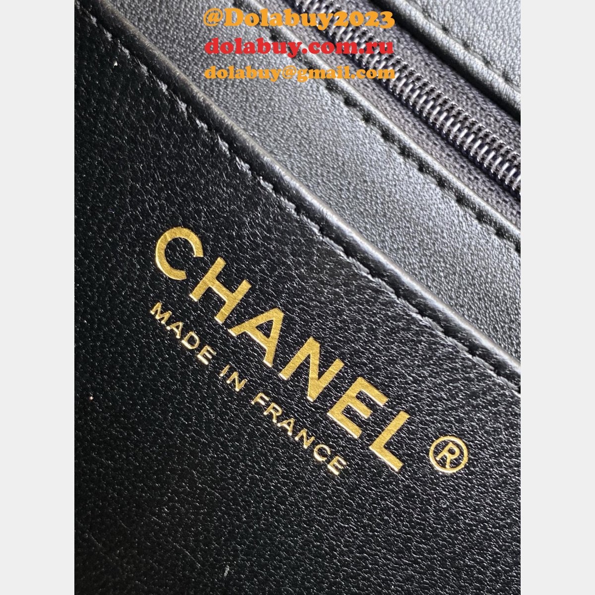 Fake 7 Star Mini Lambskin Flap Quality AS5151 Black Bag