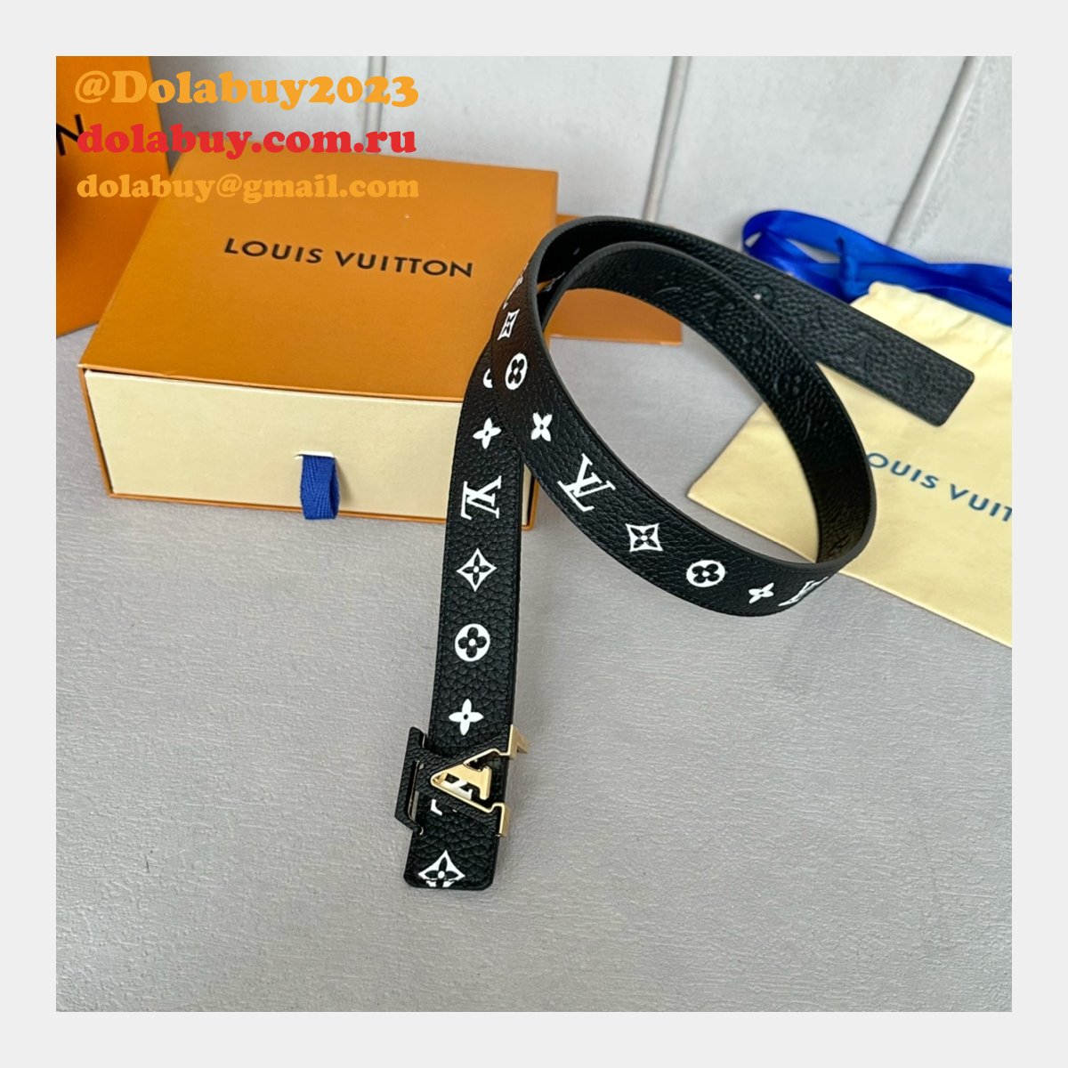 Duplicate LV Iconic 30mm Reversible Belt
