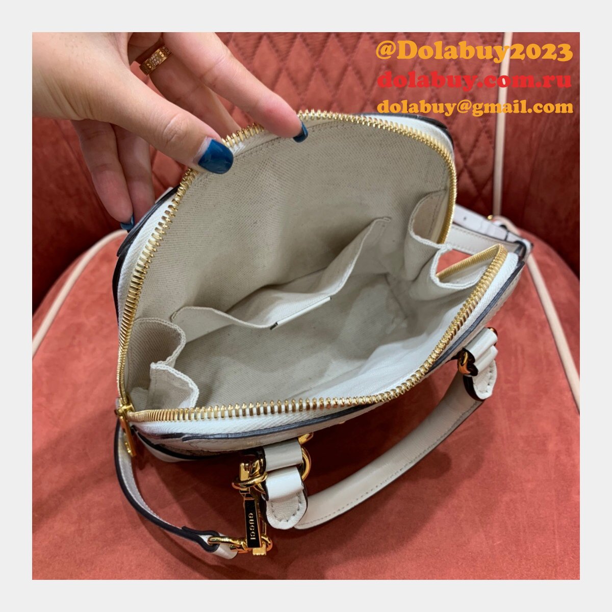 G*u*i replica 1955 horsebit top handle 640716 mini