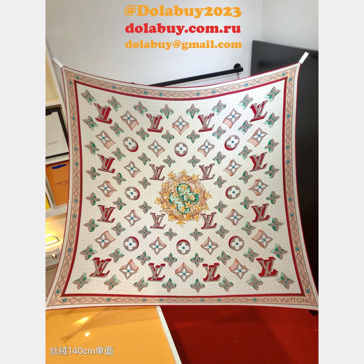 Wholesale Designer Louis Vuittons Cashmere Scarf