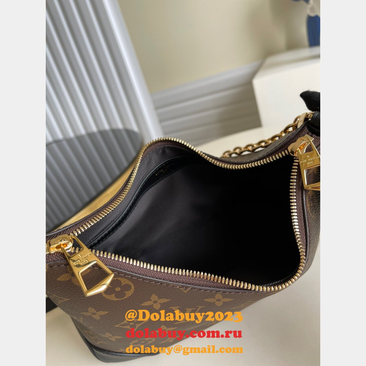 Knockoff Louis Vuitton From china M45832/M45831 Boulogne Monogram Canvas Bag