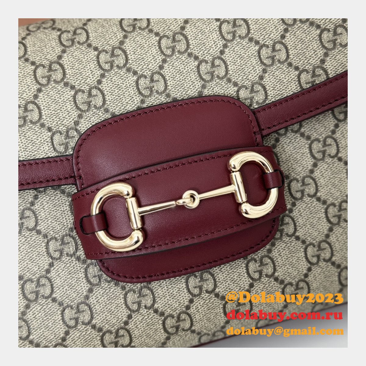 G*u*i horsebit 1955 shoulder chain 815178 replicas bag