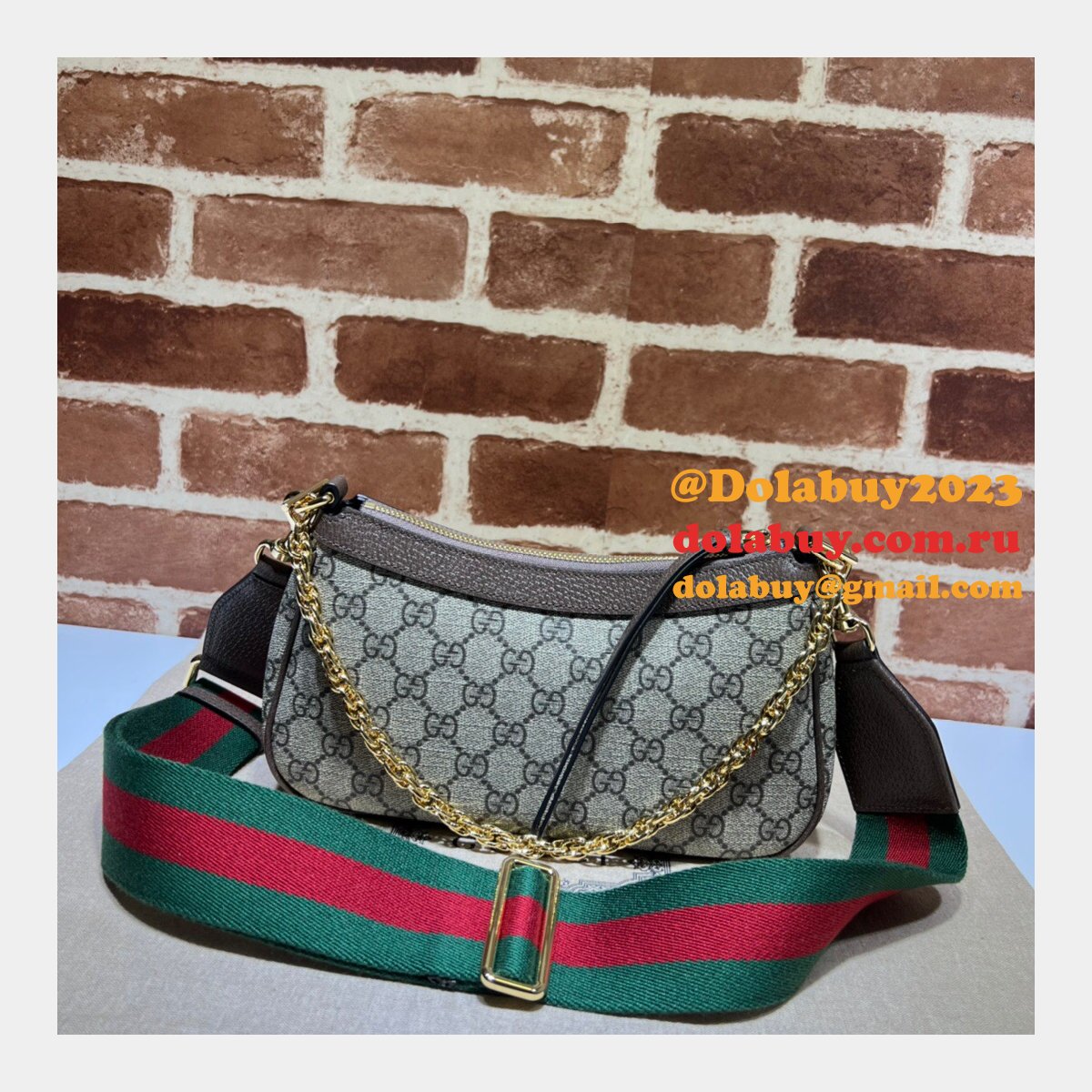 7 star G*u*i 735132 replicas ophidia gg high quality handbag