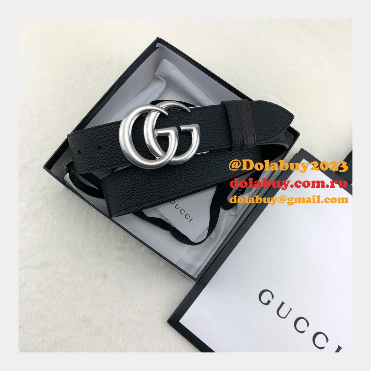 aaa+ G*u*i 38mm replica gg sliver/golden black belt