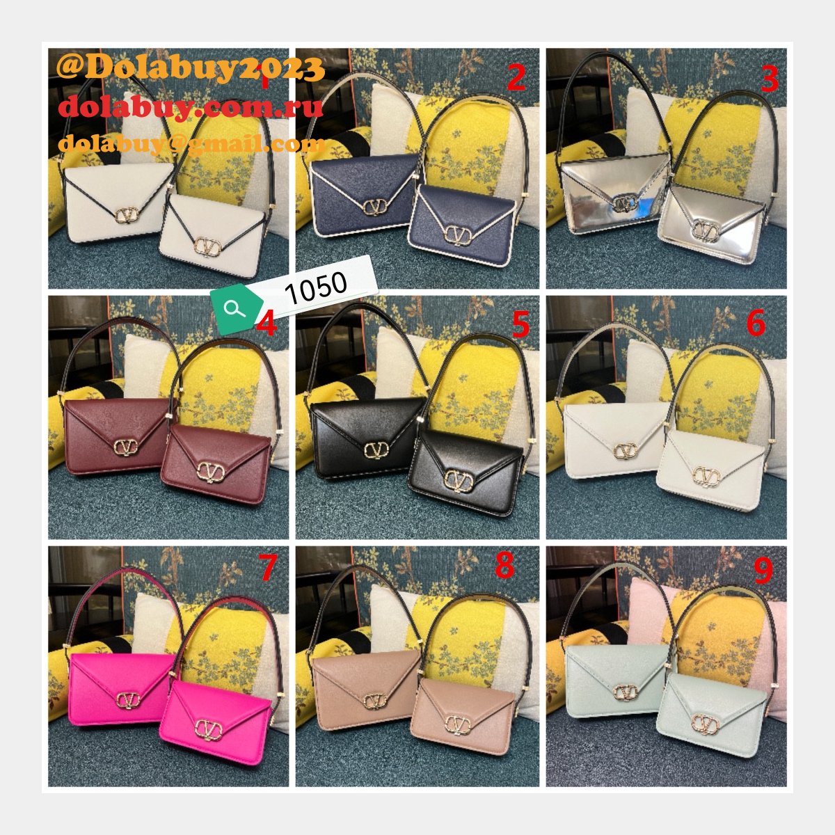 Wholesale VALENTINO GARAVANI LETTER VLOGO SIGNATURE handbag