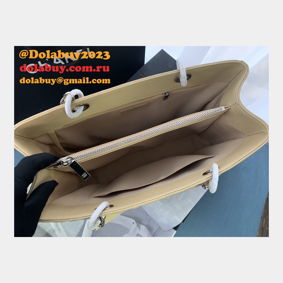 Best classic  CC 50995 shopping bag CAVIAR leather