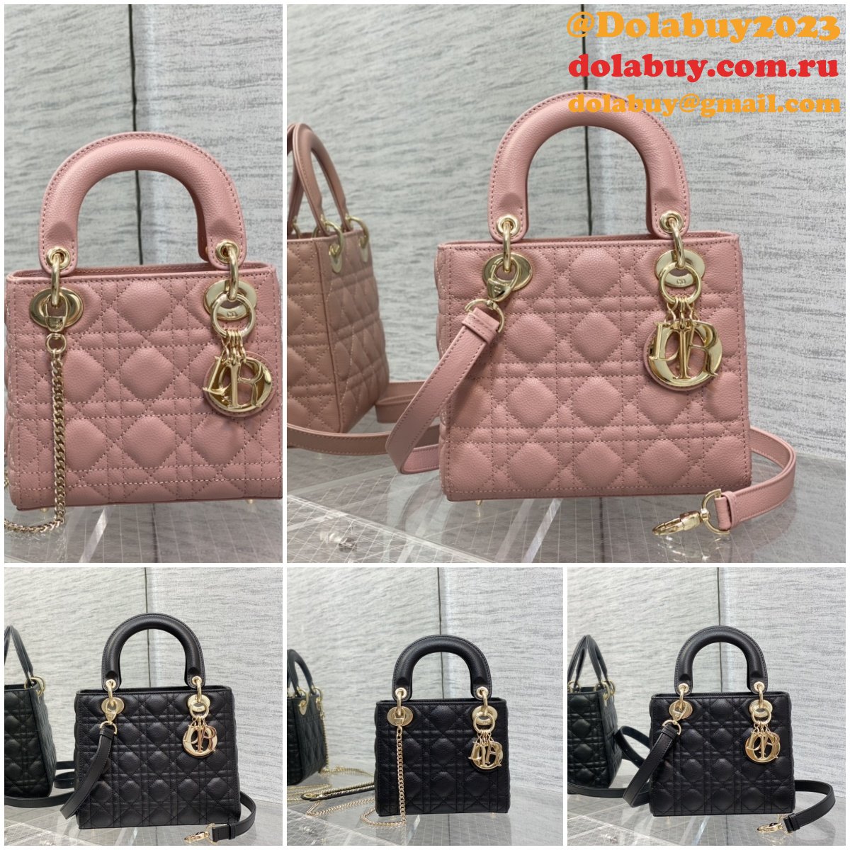 Shop 1:1 Fake Dior Lady 17/20/24cm Items Of Top Quality