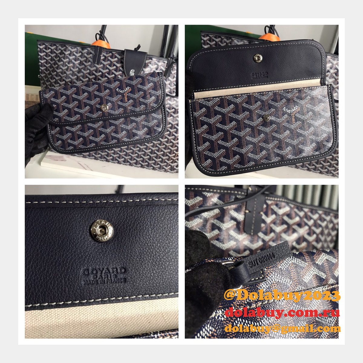 Saint Louis Goyard 020184 020144 Tote Buy Goyardine Fake Bags