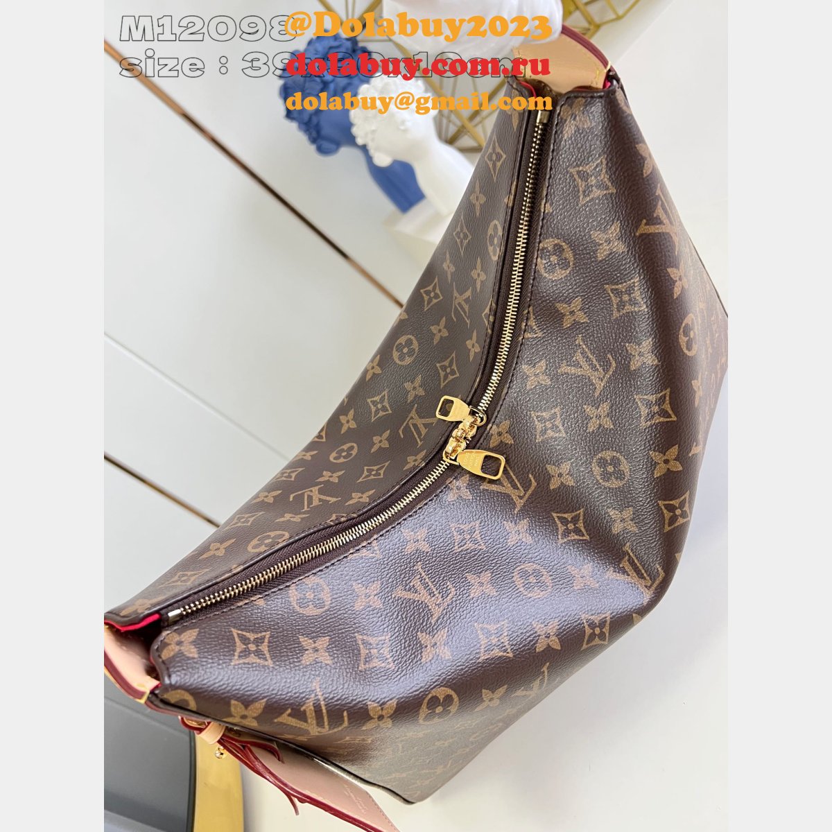 Replica Louis Vuitton Slouchy MM Monogram Perfect New M12098 Bag