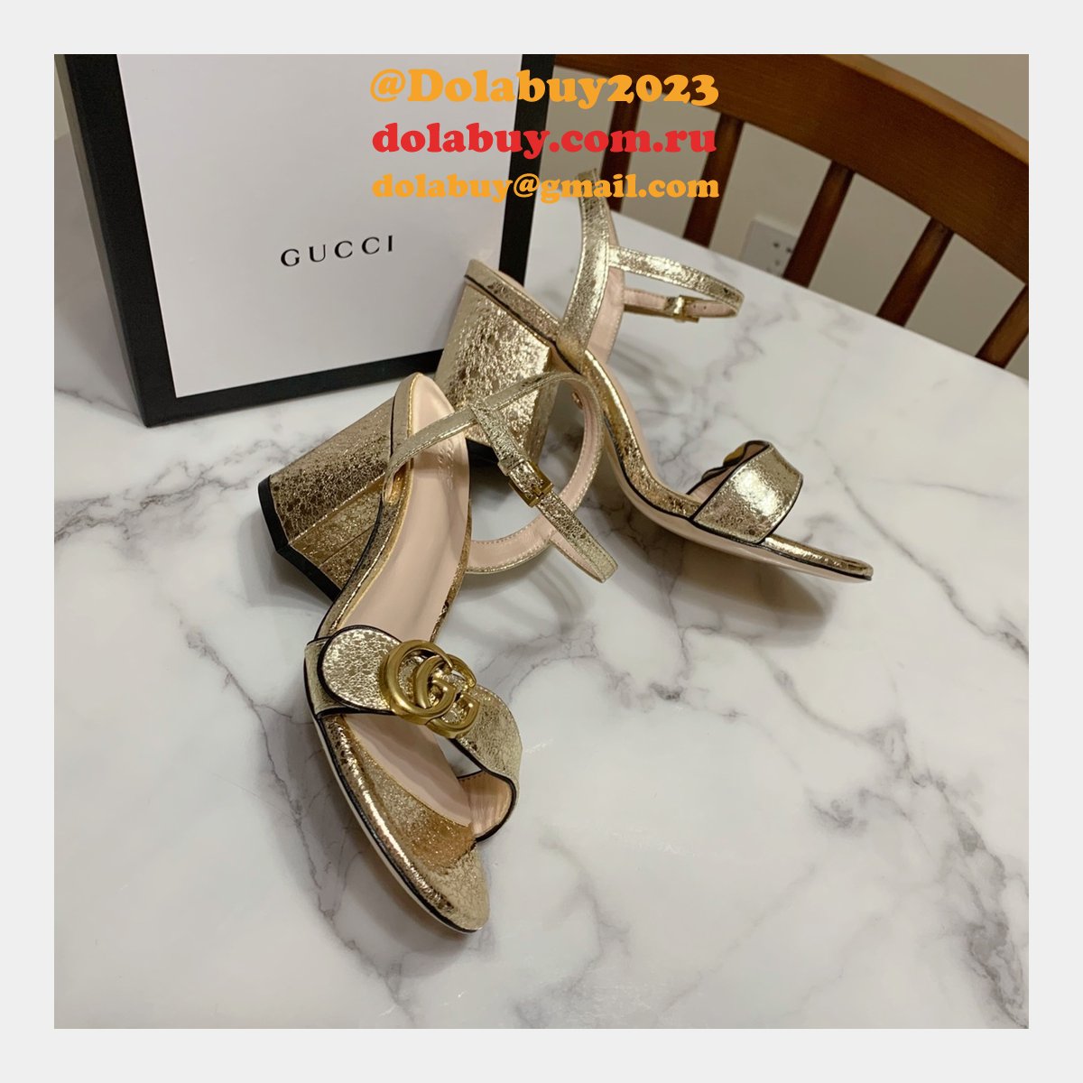 one word G*u*i sandals perfect summer slippers shoes