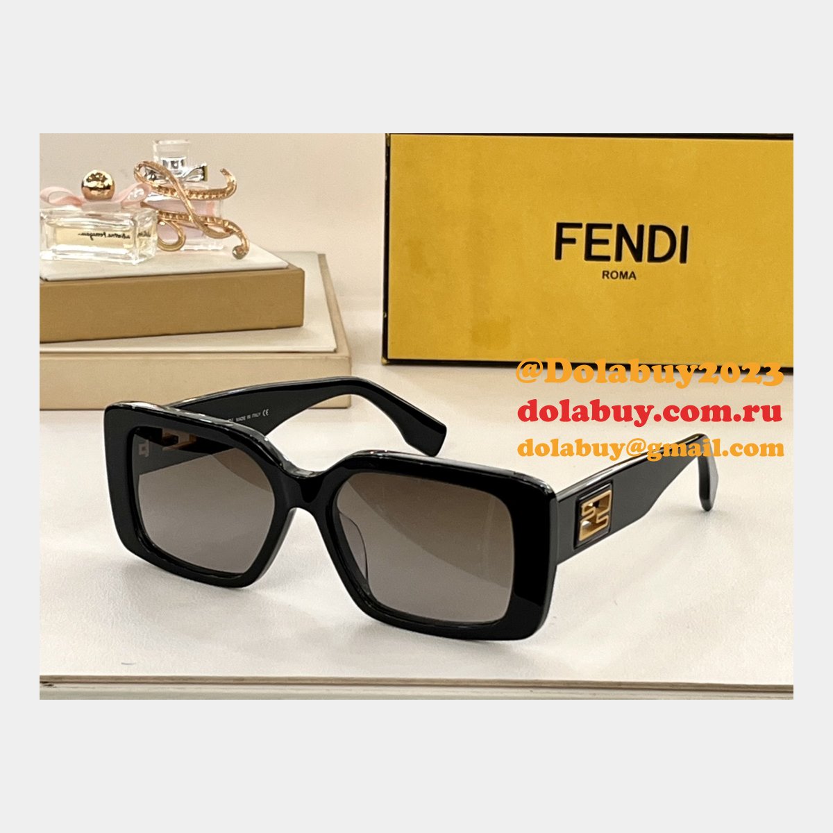 F**di inspired original fd50072l /40128i high quality replica sunglasses