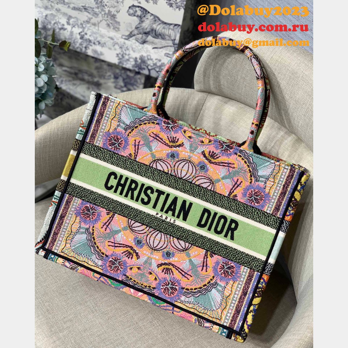 Christian Dior Replica CD Book Tote bag