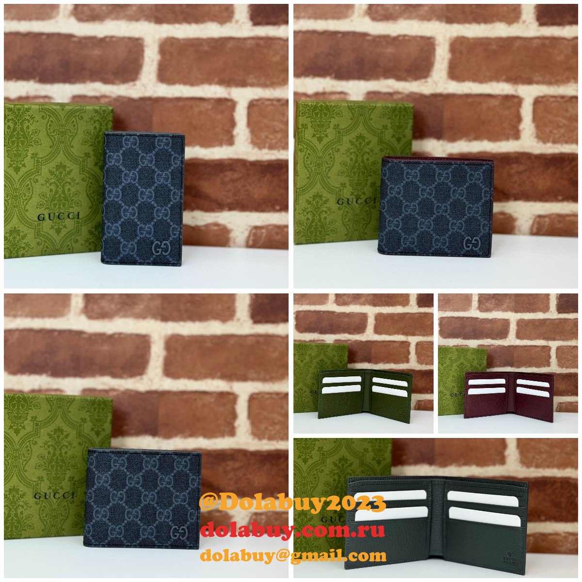Designer GG Gucci Coin Wallets Card Case Replica 768243/768244/768249